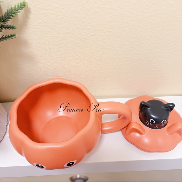 Starbucks Thailand 2024 Halloween Collection Pumpkin Cat Mug - Picture 7 of 8